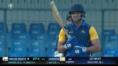 Syed Mushtaq Ali Trophy 2022: 2 in 2: Chirag Jani's successive strikes for Saurashtra