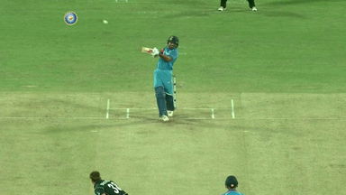IND vs NZ 2017, 2nd ODI: Shikhar Dhawan Six