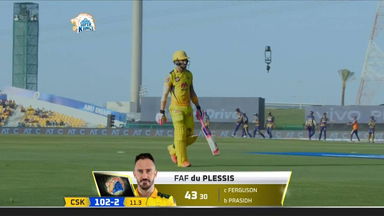 M38: CSK vs KKR – Faf du Plessis Wicket