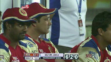 Match 67 RCB vs DD – Gayle's 1st Six