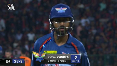 M15: RCB vs LSG – Krunal Pandya Wicket
