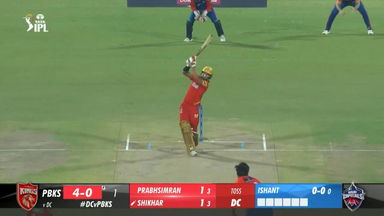 M59: DC vs PBKS –   Shikhar Dhawan Six