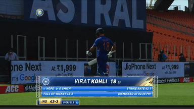 IND vs WI 2022, 2ND ODI: Virat Kohli Wicket