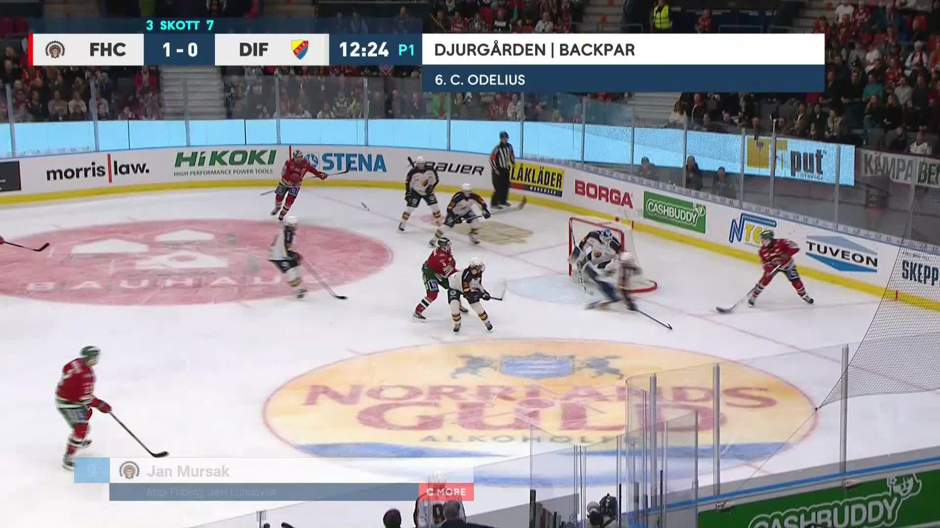 Frölunda HC - Djurgården Hockey 2-0