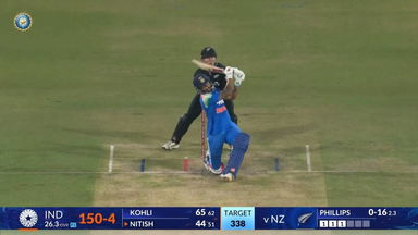 IND vs NZ 2026, 3rd ODI: Nitish Kumar Reddy Six