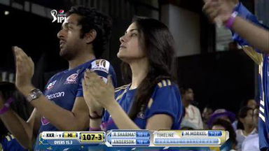 M40: KKR vs MI –  Rohit Sharma Six