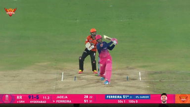 IPL 2026 M21: SRH vs RR - Donovan Ferreira Six