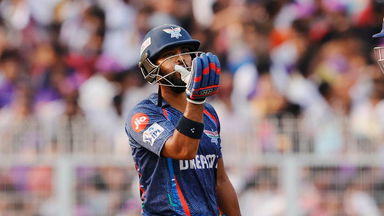 Peerless Pooran blasts his way to 87*(36)