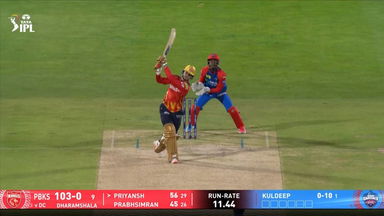 IPL 2025 M58: PBKS vs DC - Priyansh Arya Six