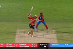 IPL 2025 M58: PBKS vs DC - Priyansh Arya Six