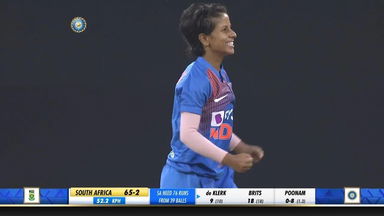 Poonam Yadav's economical 3-wicket haul