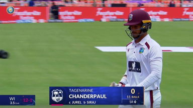 IND vs WI 2025, 1st Test: Tagenarine Chanderpaul Wicket