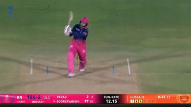 IPL 2026 M36: RR vs SRH - Vaibhav Sooryavanshi Six