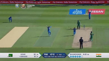 IND vs PAK: Fall of wickets - Pakistan