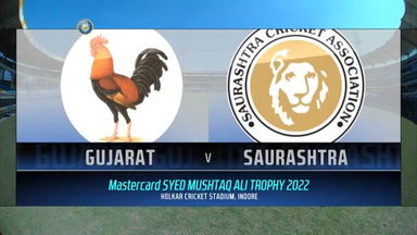 Syed Mushtaq Ali Trophy 2022, Gujarat vs Saurashtra: Match Highlights