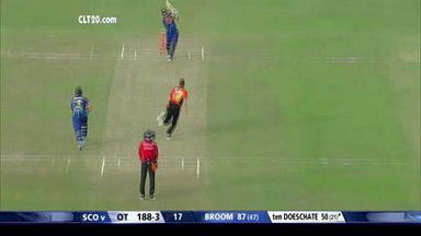 CLT20 2013 M8: SCO vs OT   –   Super Sixes