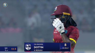 IND-W vs WI-W 2024, 1st ODI: Deandra Dottin Wicket