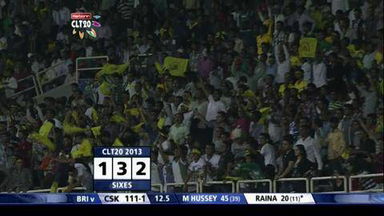 M13: CSK vs BRI –  Suresh Raina Six