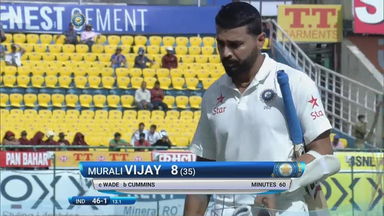 IND vs AUS 2017 - 4th Test day 4: Murali Vijay Wicket