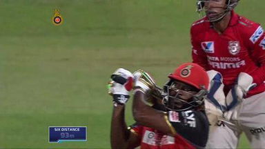 M50: RCB vs KXIP – Chris Gayle Six