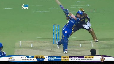 M41: KKR vs MI – Ishan Kishan Six