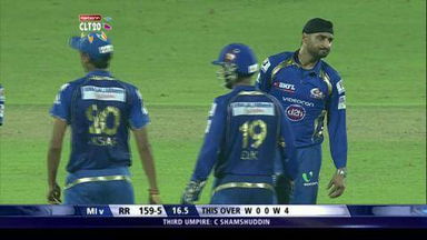 CLT20 2013 M23: RR vs MI  –   Man Of The Match –  Harbhajan Singh