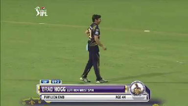 M30: KKR vs CSK – Brad Hogg four-for