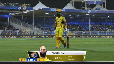 M35: RCB vs CSK – Moeen Ali Wicket