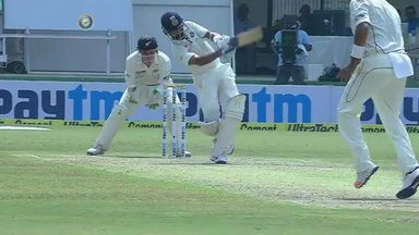 India vs NZ 2016, 3rd Test day 2: Ajinkya Rahane six