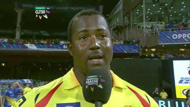 CLT20 2014 M23: KKR vs CSK  –   Interview – Dwayne Smith & Samuel Badree