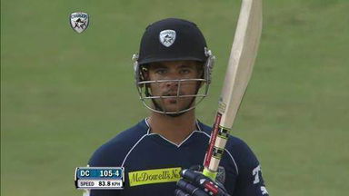 Match 71 DC vs RCB – Duminy's 3rd Six