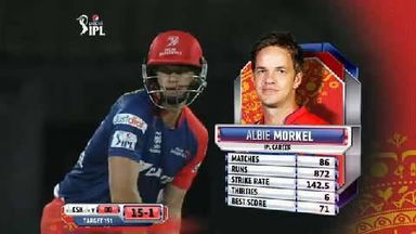 M2: CSK vs DD – Albie Morkel 73*
