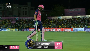M37: RR vs CSK – Jos Buttler Wicket