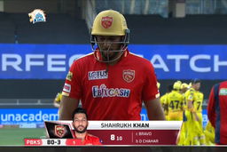 M53: CSK vs PBKS – Shahrukh Khan Wicket