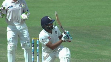 India vs NZ 2016, 2nd Test day 3: Rohit Sharma six