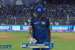 IPL 2026 M69: MI vs RR - Deepak Chahar Wicket