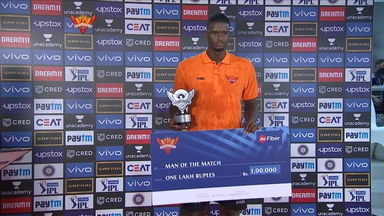 M37: SRH vs PBKS  – Man of the Match – Jason Holder