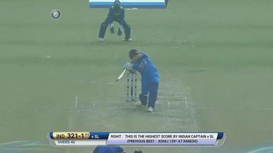 IND vs SL 2017, 2nd ODI: Rohit Sharma Six