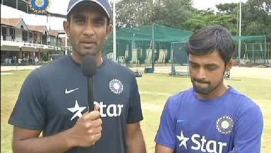 Jayant Yadav & Shahbaz Nadeem on inputs from Anil Kumble
