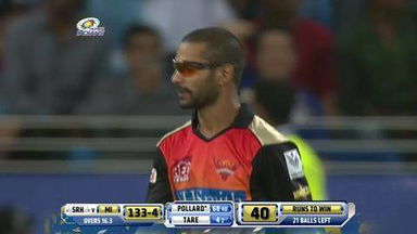 M20: MI vs SRH –  Kieron Pollard Six