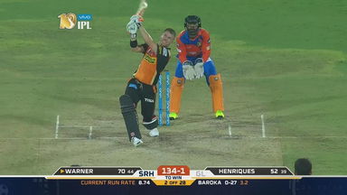 M06: SRH vs GL – David Warner Six