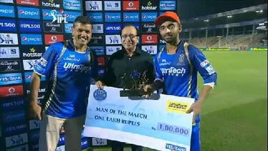 M36: RR vs DD – Man of the Match – Ajinkya Rahane