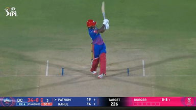 IPL 2026 M43: RR vs DC - Pathum Nissanka Six