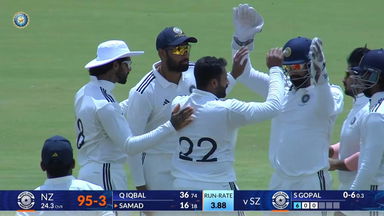 Duleep Trophy 2026 SF2, SZ vs NZ: 6 & OUT! Gopal wins the battle against Samad
