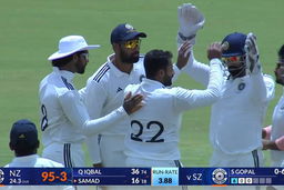 Duleep Trophy 2026 SF2, SZ vs NZ: 6 & OUT! Gopal wins the battle against Samad