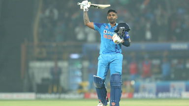 Unstoppable Surya runs riot in Rajkot