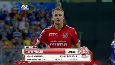 M7: MI vs KXIP – David Miller Wicket