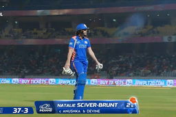 Wicket: Match 19, Gujarat Giants vs Mumbai Indians, WPL 2026: Natalie Sciver-Brunt Wicket