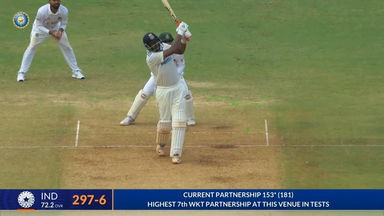 IND vs BAN 2024, 1ST Test: Ravichandran Ashwin Six