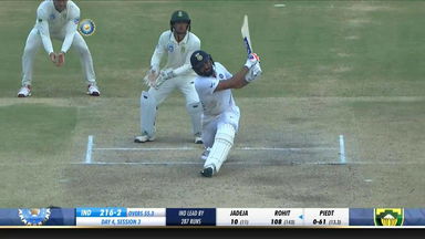 IND vs SA 2019, 1st Test, Day 4: Rohit Sharma Six